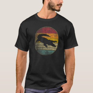 Crocodile Alligator Gator Sun Retro Vintage 70s 80 T-Shirt