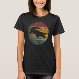 Crocodile Alligator Gator Sun Retro Vintage 70s 8 T-Shirt