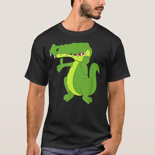 Crocodile Alligator Matching Group Halloween Costu T-Shirt (Front)