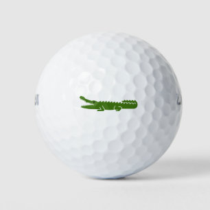 Crocodile Alligator Reptile Green animal  Golf Bal Golf Balls