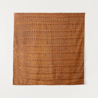 Crocodile alligator reptile leather texture close  tapestry