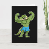 Crocodile as Bodybuilder extreme