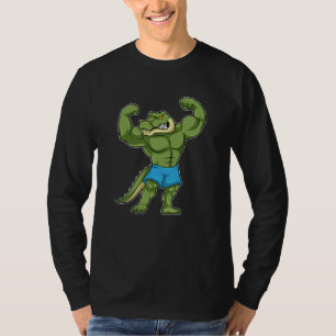 Crocodile as Bodybuilder extreme T-Shirt