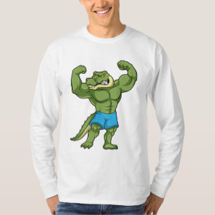 Crocodile as Bodybuilder extreme T-Shirt
