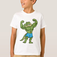 Crocodile as Bodybuilder extreme