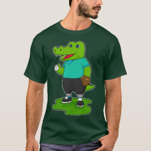 Crocodile Baseball Sports T-Shirt