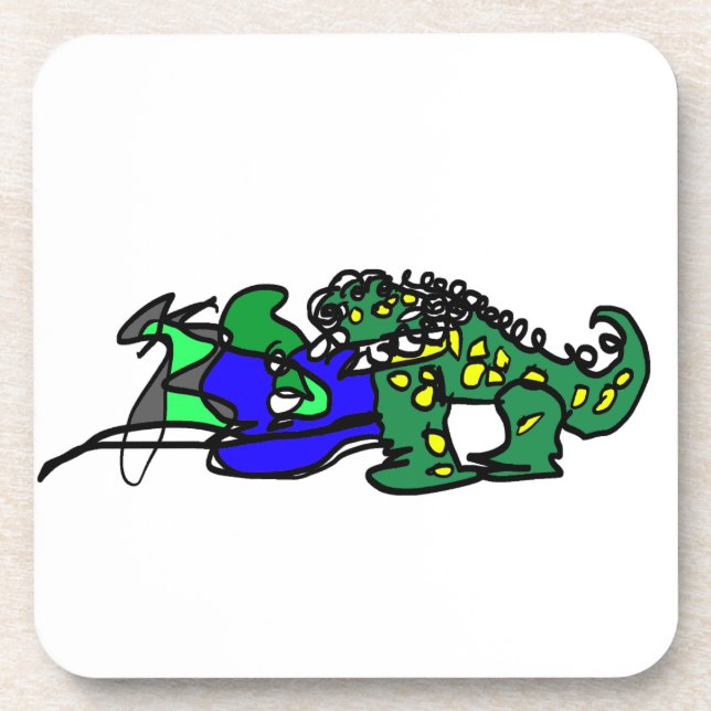 Crocodile beat coaster (Front)