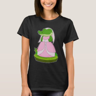 Crocodile Bride Veil Wedding  T-Shirt
