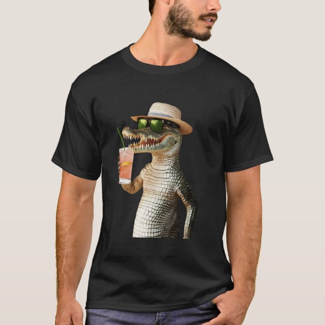 Crocodile Cocktail T-Shirt (Front)