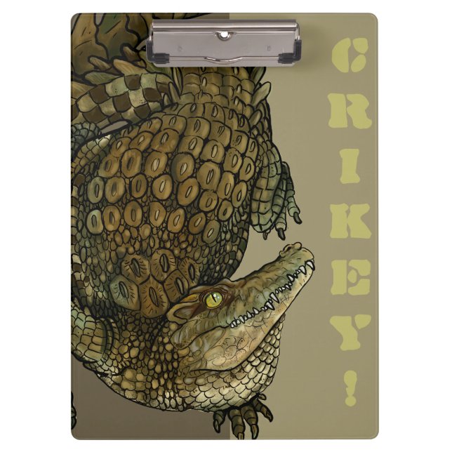 Crocodile Crikey! Clipboard (Front)