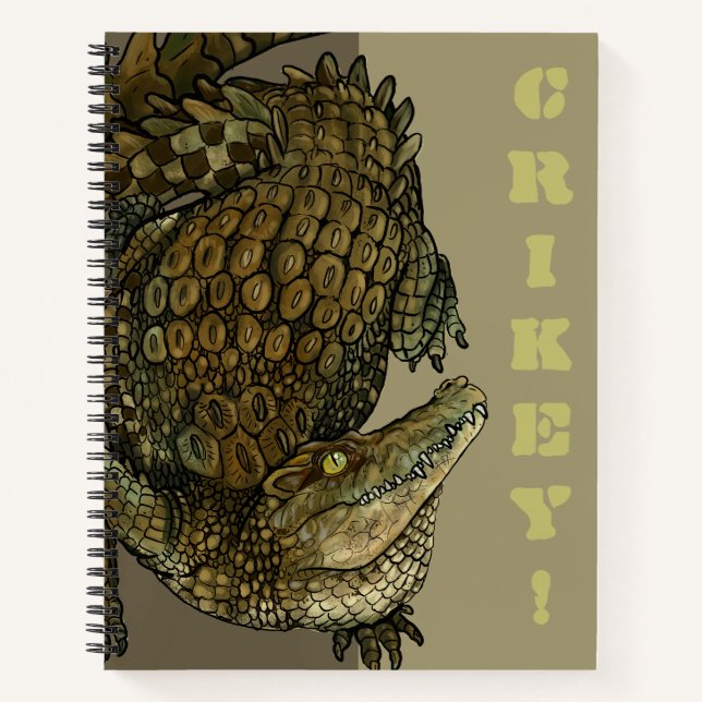 Crocodile Crikey! Notebook (Front)