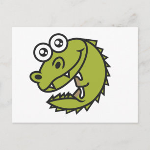 Crocodile Cute Baby Croc Postcard