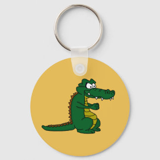 Crocodile design custom keychains