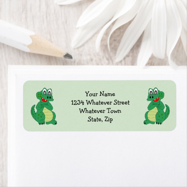 Crocodile Design Return Address (Insitu)