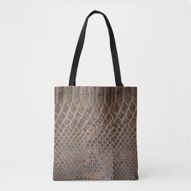 Crocodile design  tote bag (Front)