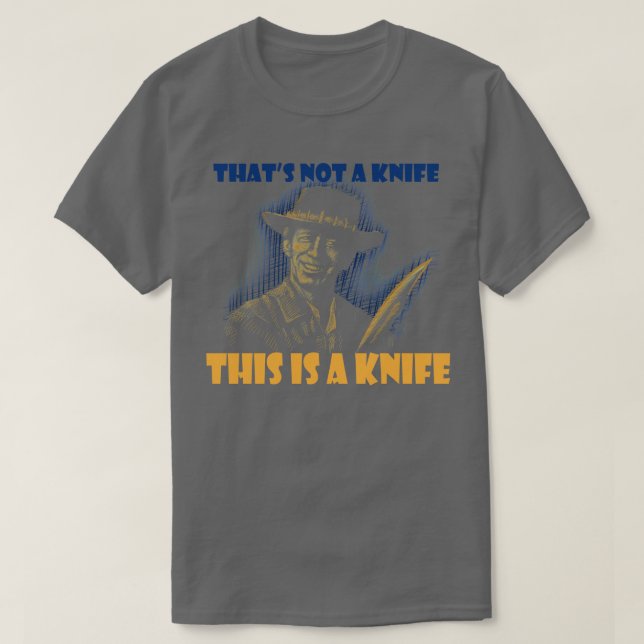 Crocodile Dundee T-Shirt (Design Front)