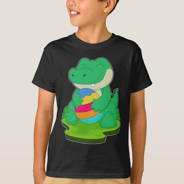 Crocodile Easter Easter egg T-Shirt (Front)