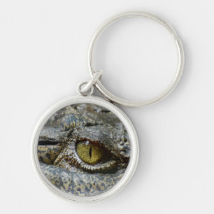 crocodile eye face animal custom personalise diy key ring