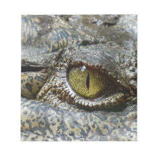crocodile eye face animal custom personalise diy notepad
