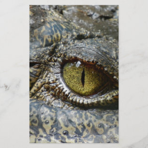 crocodile eye face animal custom personalise diy stationery