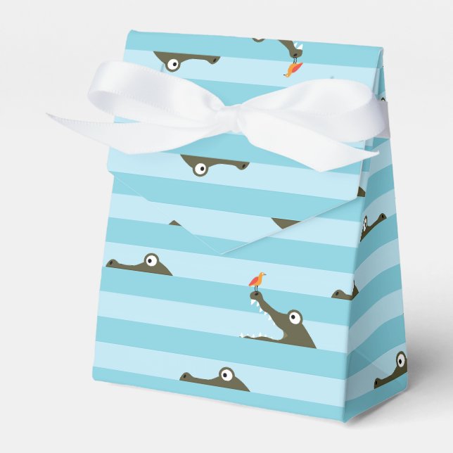 Crocodile Favour Box (Front Side)