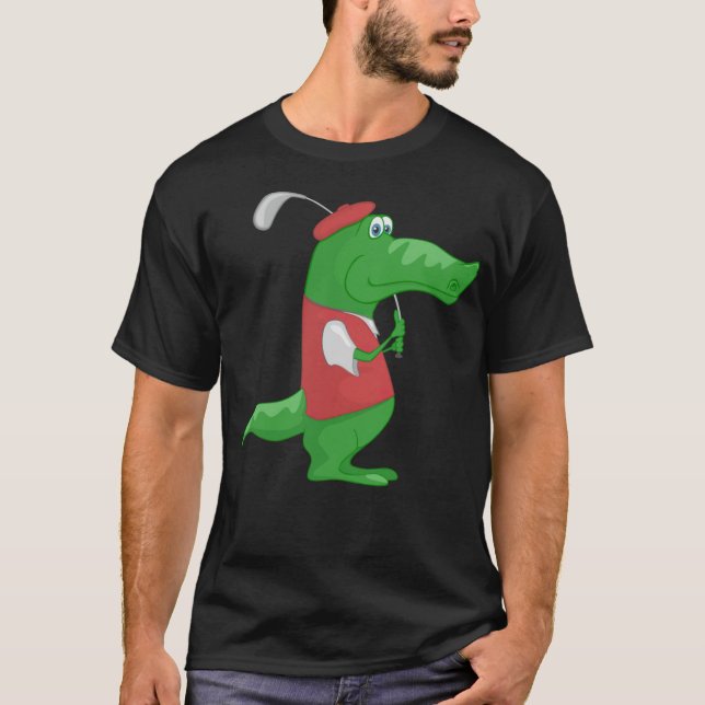 crocodile golf golf clubs  T-Shirt (Front)