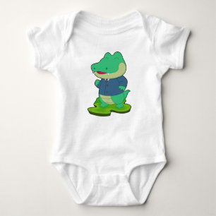 Crocodile Groom Jacket Wedding Baby Bodysuit