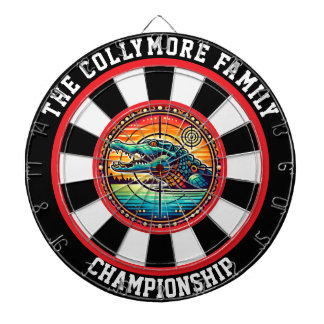 Crocodile in the Lake Aim Dartboard
