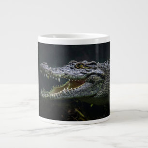 crocodile large coffee mug