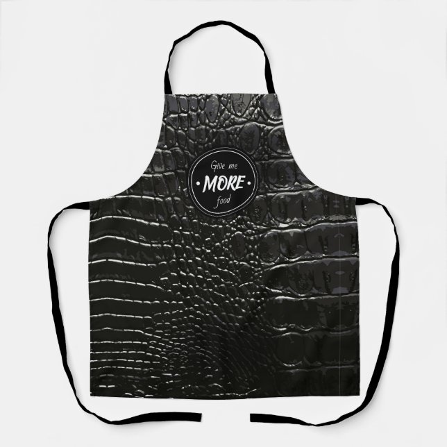 CROCODILE LEATHER APRON (Front)