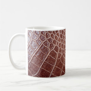 Crocodile leather pattern backgroundabstract,allig coffee mug