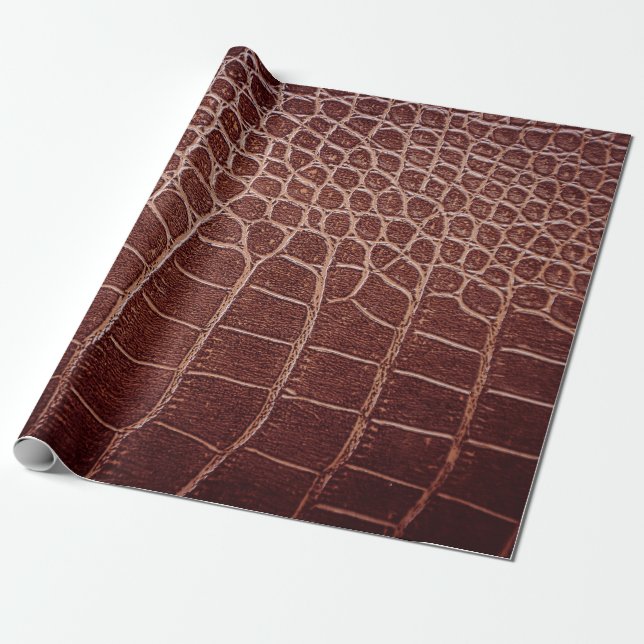 Crocodile leather patternabstract,alligator,animal wrapping paper (Unrolled)