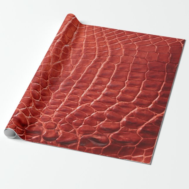 Crocodile leather texture wrapping paper (Unrolled)