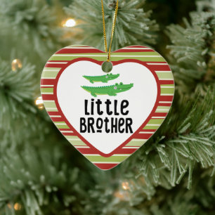 Crocodile little brother Christmas Ceramic Tree Decoration