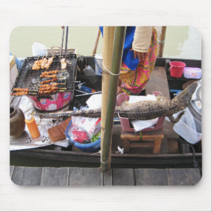Crocodile Meat BBQ ... Thailand Street Food Mouse Pad