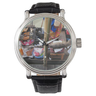 Crocodile Meat BBQ ... Thailand Street Food Watch