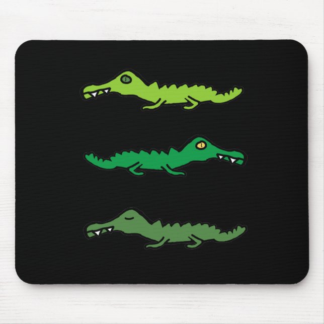 Crocodile Mouse Pad (Front)