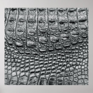 Crocodile Noir: Black Leather Mystique Poster