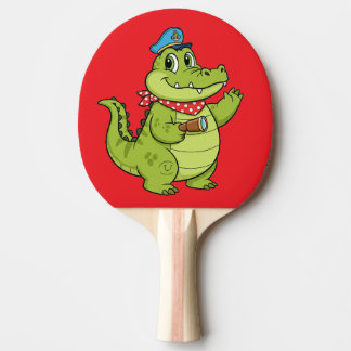 crocodile ping pong paddle