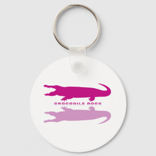 Crocodile Reflection Purple) Key Ring