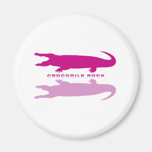 Crocodile Reflection Purple) Magnet