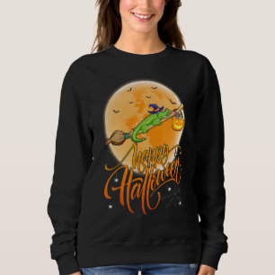 Crocodile Ride Witch Shotgun Vintage Crocodile Hal Sweatshirt