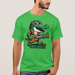 Crocodile Rock Retro Music Fan T-Shirt
