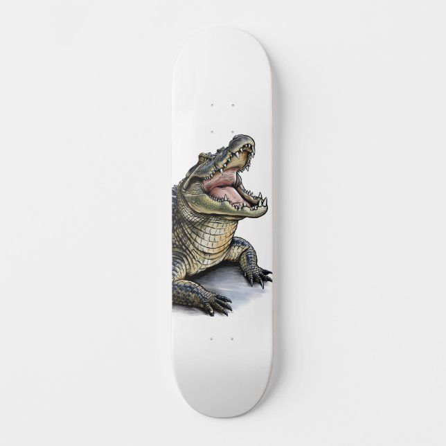 Crocodile Skateboard (Front)