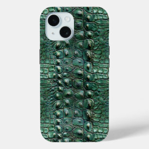 Crocodile Skin Pattern iPhone 15 Case