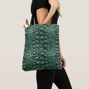 Crocodile Skin Pattern Tote Bag