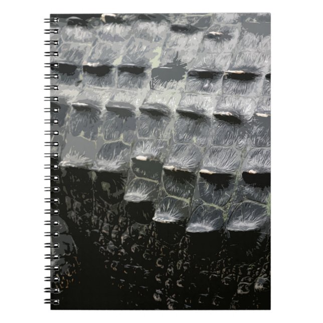 CROCODILE SKIN SPIRAL NOTEBOOK (Front)