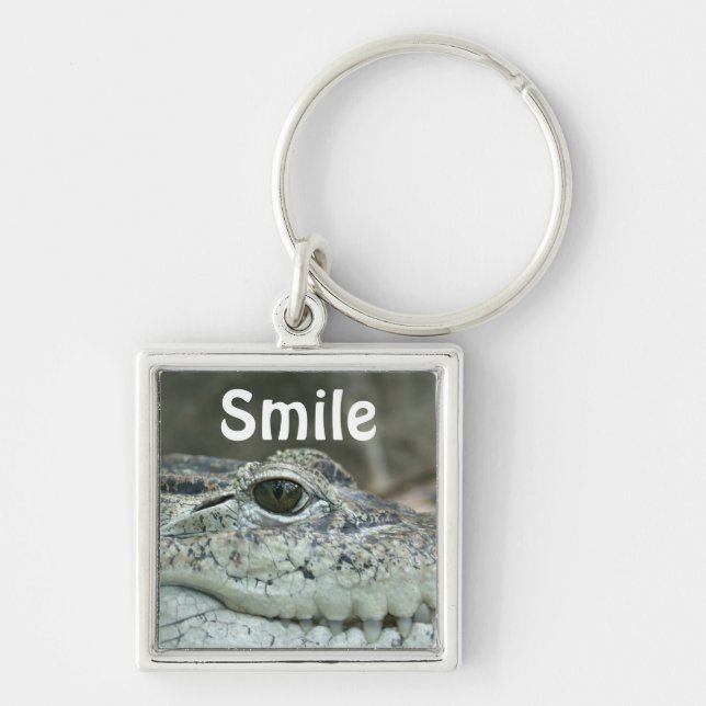 Crocodile Smile Keychain (Front)