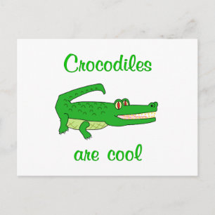 Crocodiles are Cool Postcard