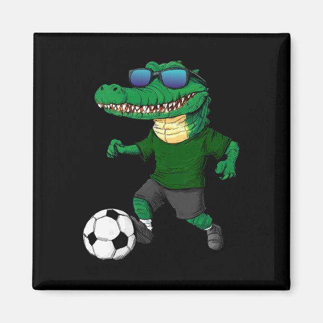 Crocodiles Football _1  Magnet (Front)